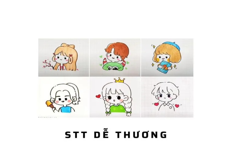 stt dễ thương cute đáng yêu